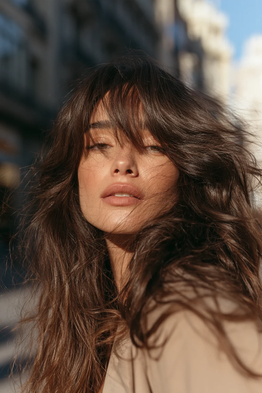 27 Stunning Curtain Bangs and Face-Framing Layered Hairstyles