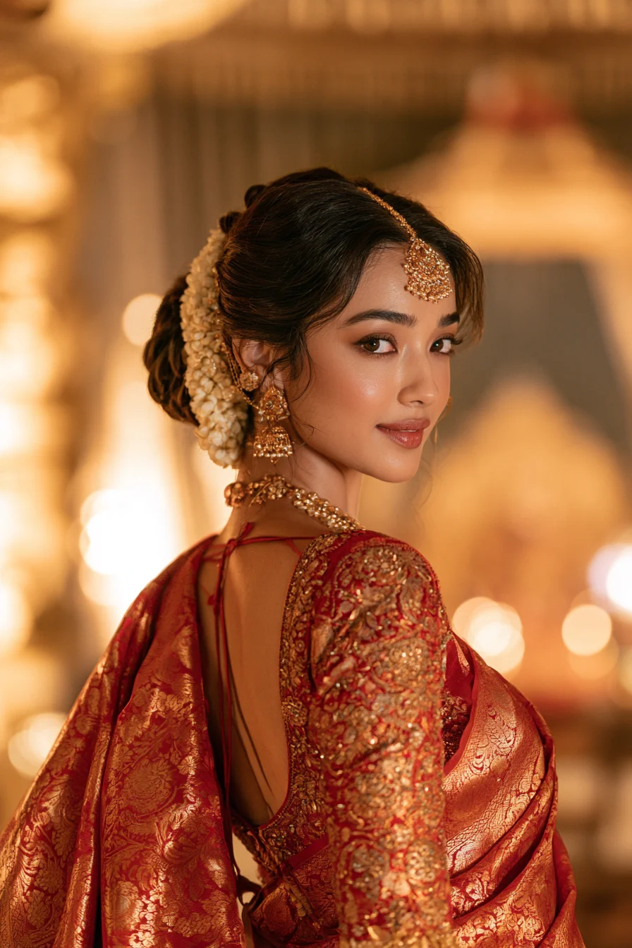 27 Stunning South Indian Wedding Hairstyles for a Beautiful Bridal Look