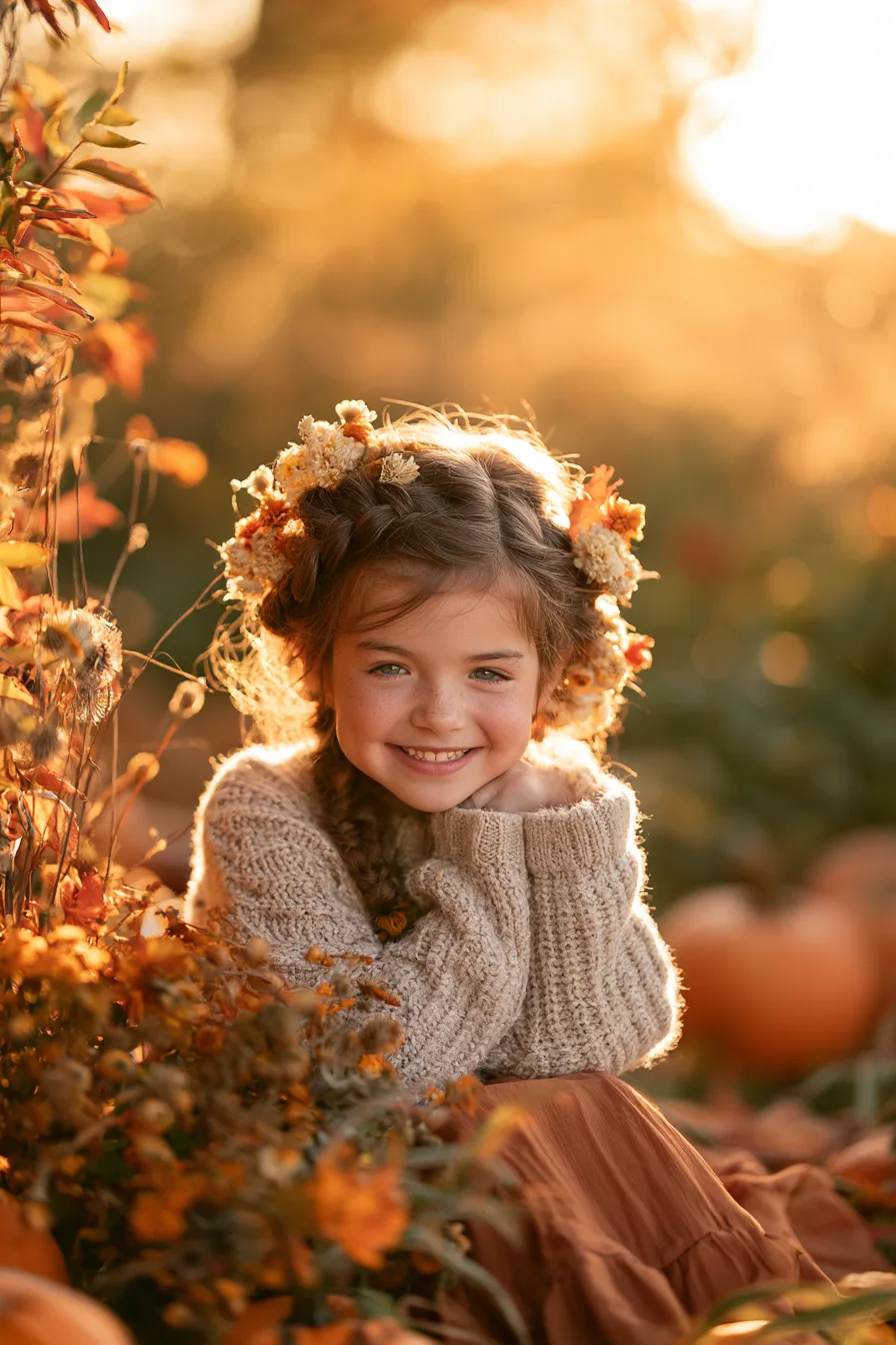 27 Pretty Thanksgiving Hairstyles for Kids