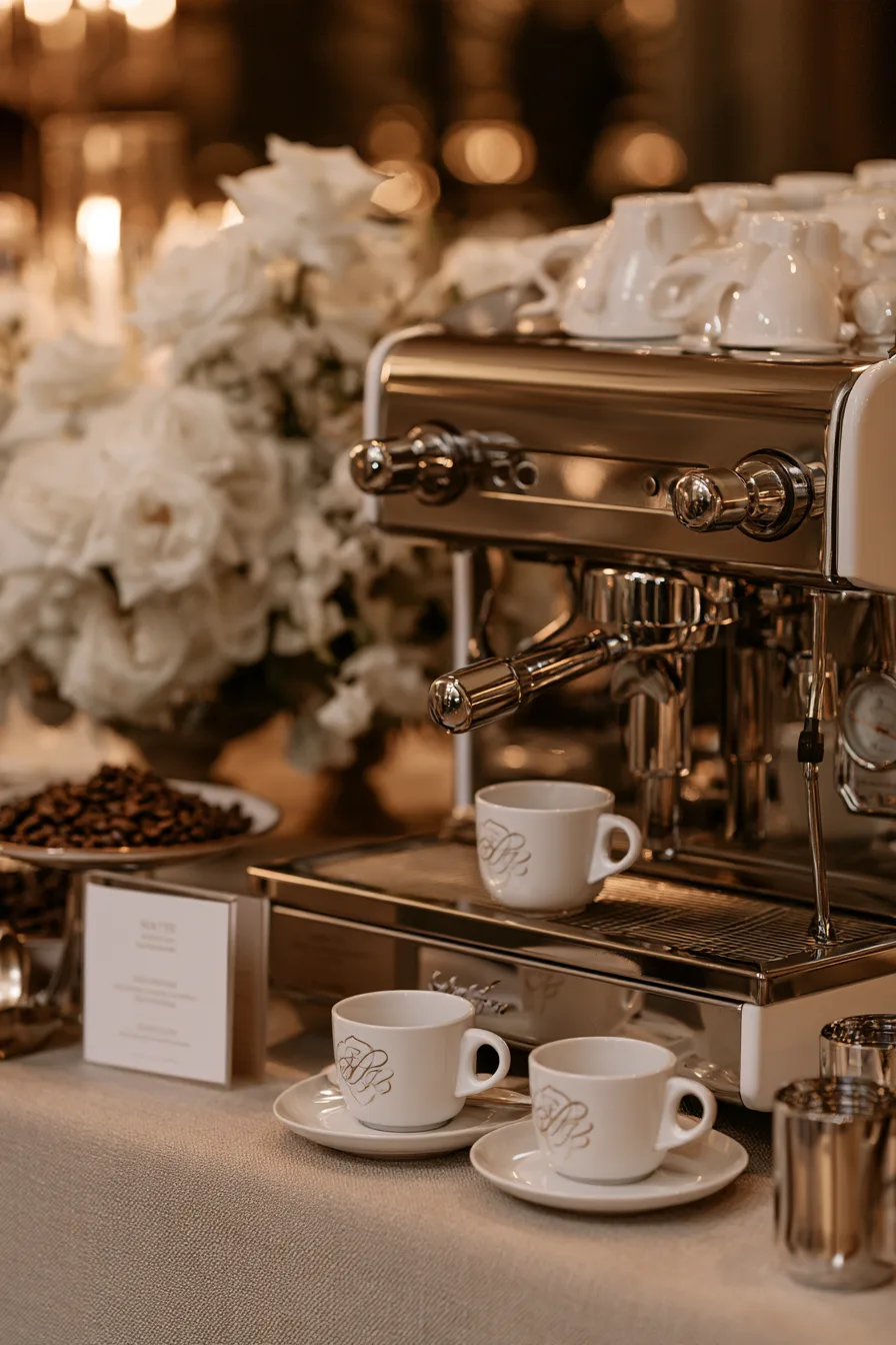 27 Cozy Wedding Coffee Bar Ideas