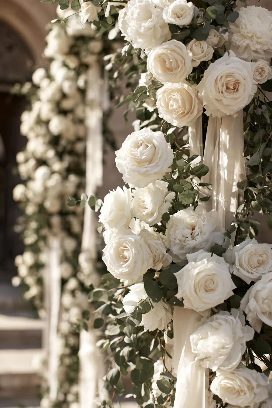 27 Beautiful Wedding Wreath Ideas for a Romantic Celebration