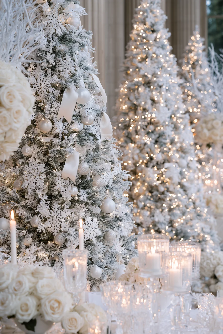 27 Magical Wedding Christmas Tree Ideas for a Romantic Holiday Celebration