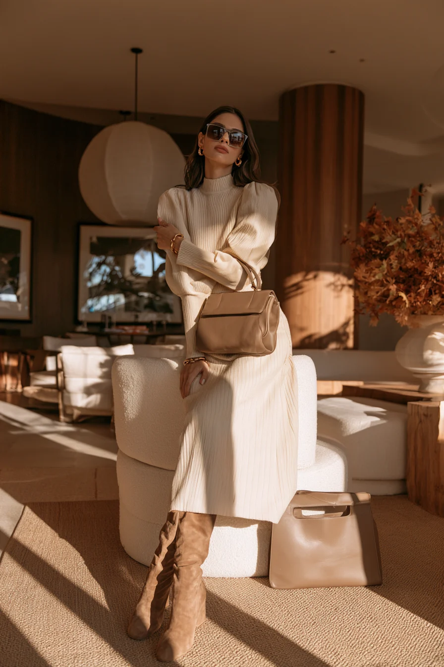 27 Beautiful Fall Dress Outfits for a Feminine Look