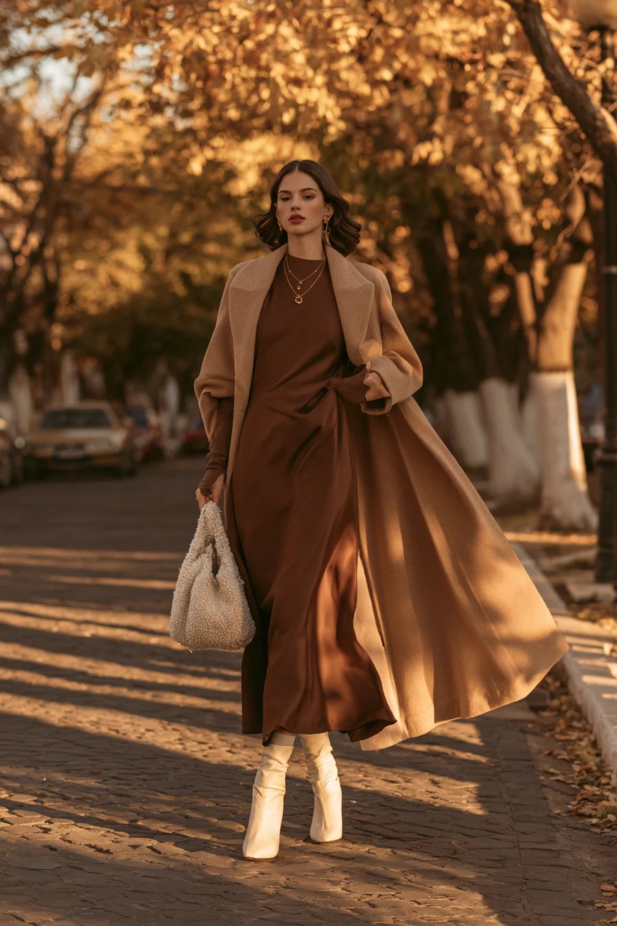 27 Beautiful Fall Dress Outfits for a Feminine Look