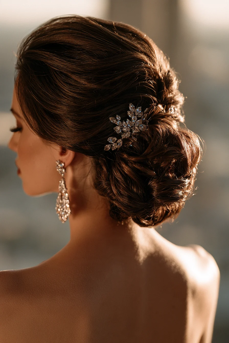 27 Stunning Bridal Hair Bun Ideas for an Elegant Wedding Look