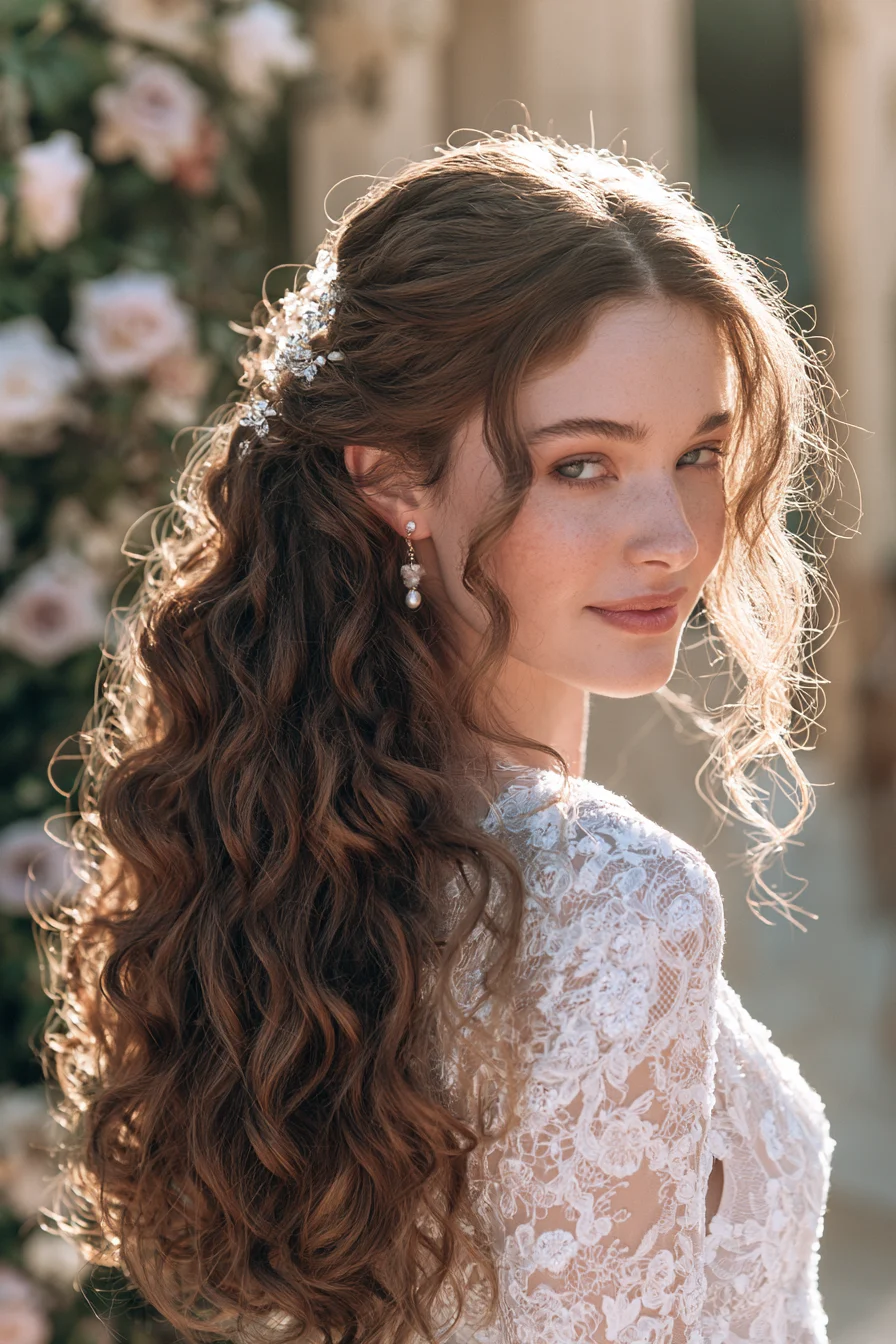 27 Stunning Bridal Hair Half Up Ideas for a Beautiful Wedding Look