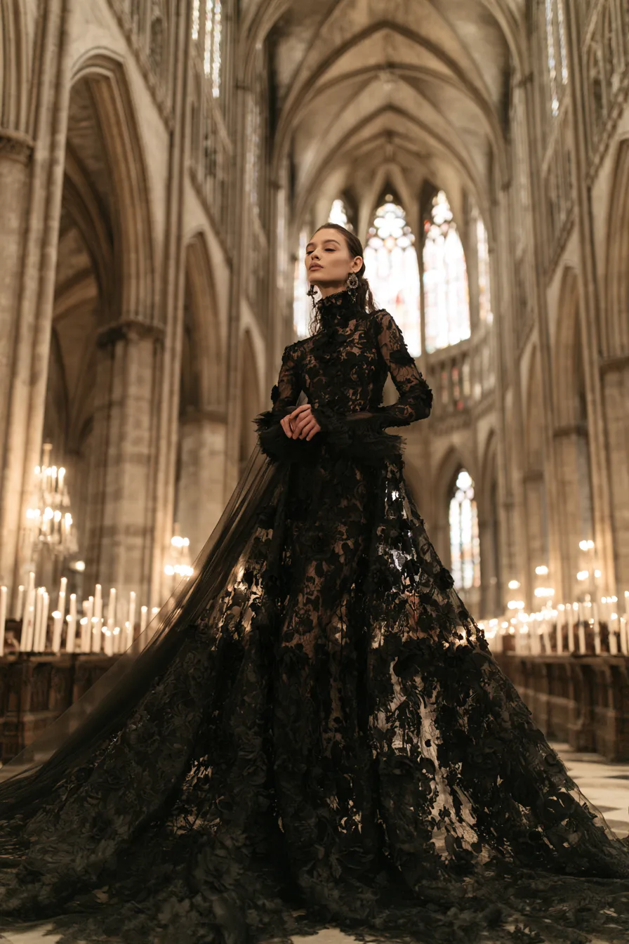 27 Gothic Wedding Dress Ideas for a Dramatic and Romantic Bridal Look