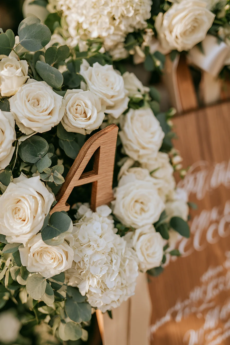 27 Beautiful Wedding Wreath Ideas for a Romantic Celebration