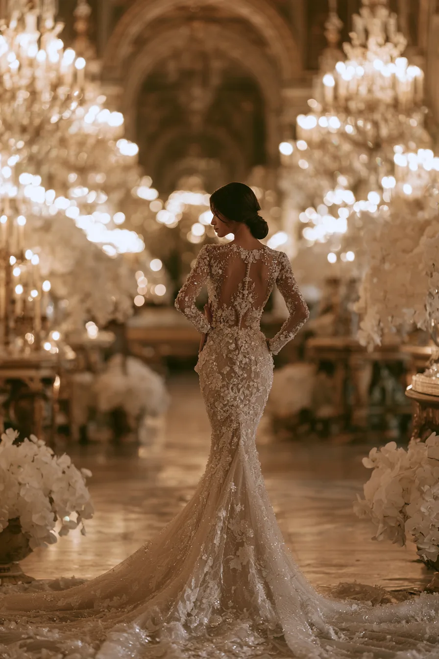 27 Stunning Open Back Wedding Dress Ideas for a Romantic Bridal Look