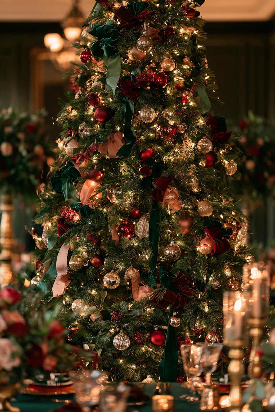 27 Magical Wedding Christmas Tree Ideas for a Romantic Holiday Celebration