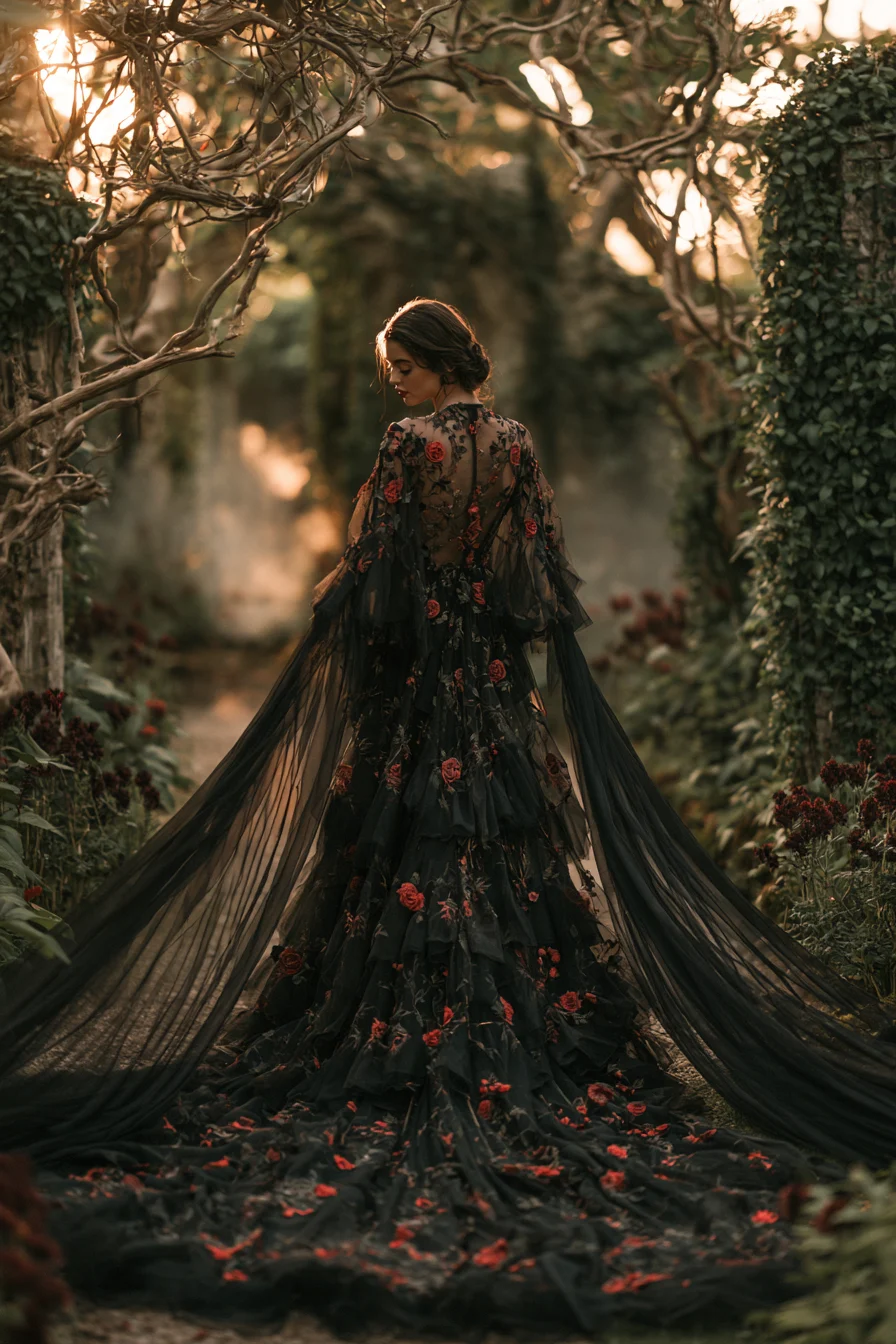 27 Gothic Wedding Dress Ideas for a Dramatic and Romantic Bridal Look