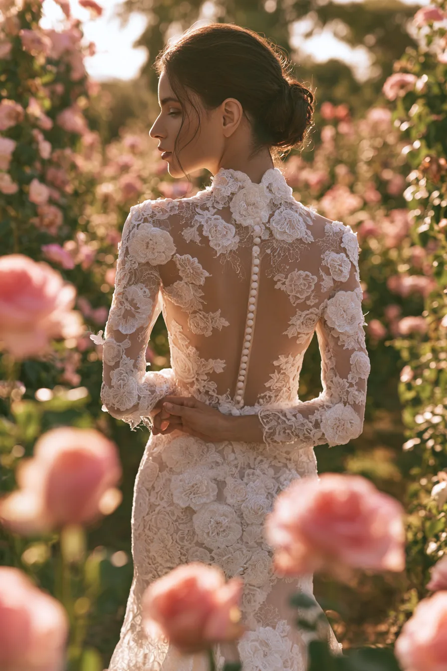 27 Stunning Open Back Wedding Dress Ideas for a Romantic Bridal Look