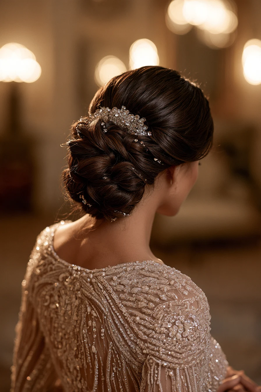 27 Stunning Bridal Hair Bun Ideas for an Elegant Wedding Look