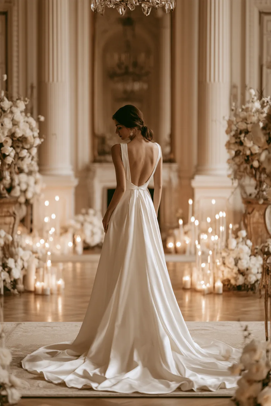 27 Stunning Open Back Wedding Dress Ideas for a Romantic Bridal Look