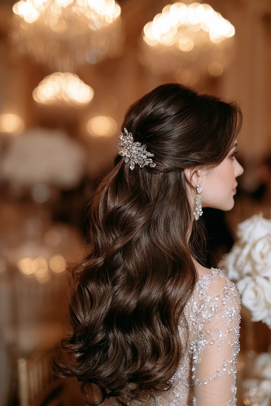 27 Stunning Bridal Hair Half Up Ideas for a Beautiful Wedding Look