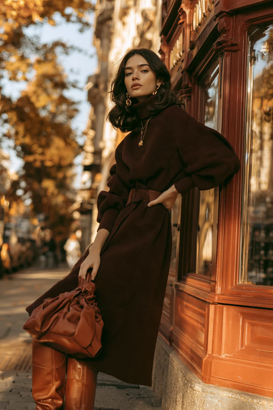 27 Beautiful Fall Dress Outfits for a Feminine Look