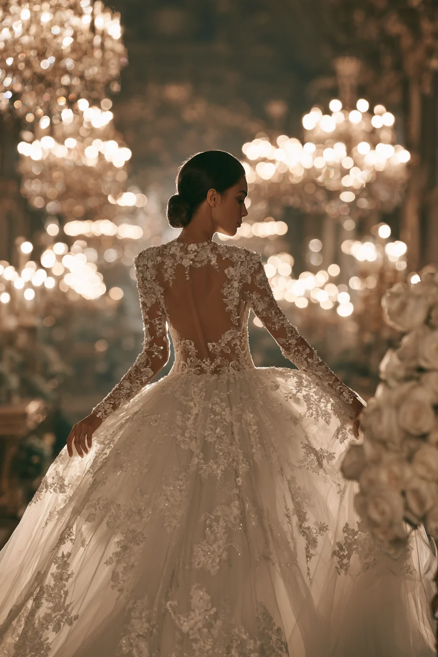 27 Stunning Open Back Wedding Dress Ideas for a Romantic Bridal Look