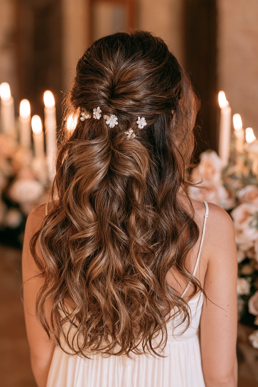 27 Stunning Bridal Hair Half Up Ideas for a Beautiful Wedding Look