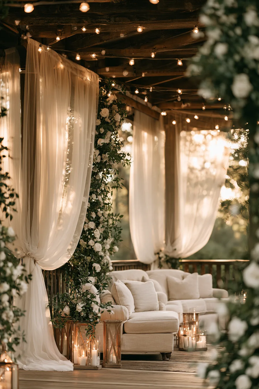 27 Beautiful Porch Wedding Decorations for a Romantic and Unforgettable Celebration