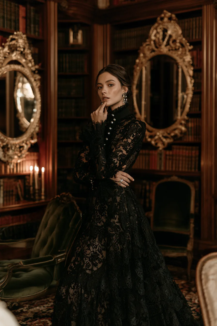 27 Gothic Wedding Dress Ideas for a Dramatic and Romantic Bridal Look