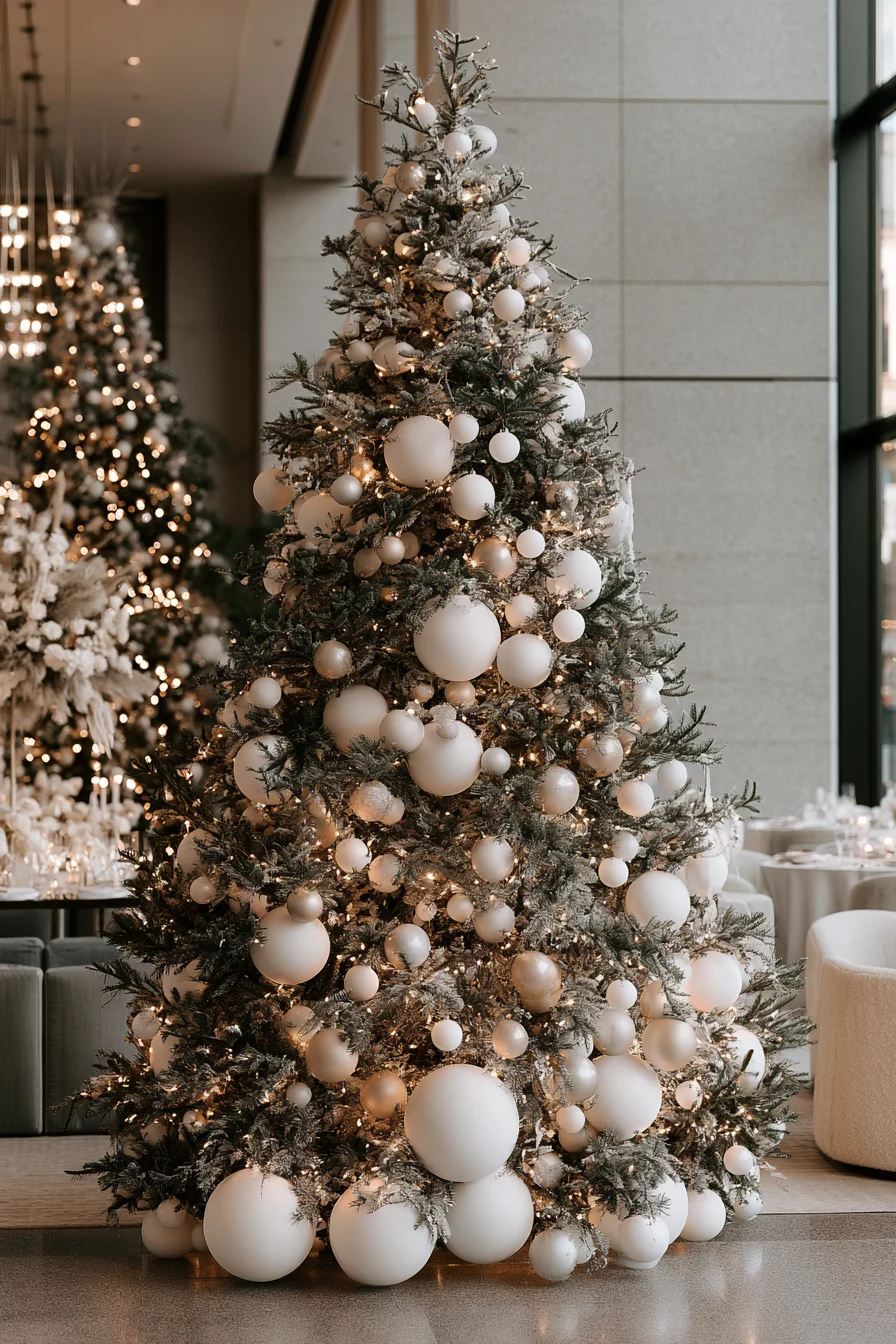 27 Magical Wedding Christmas Tree Ideas for a Romantic Holiday Celebration
