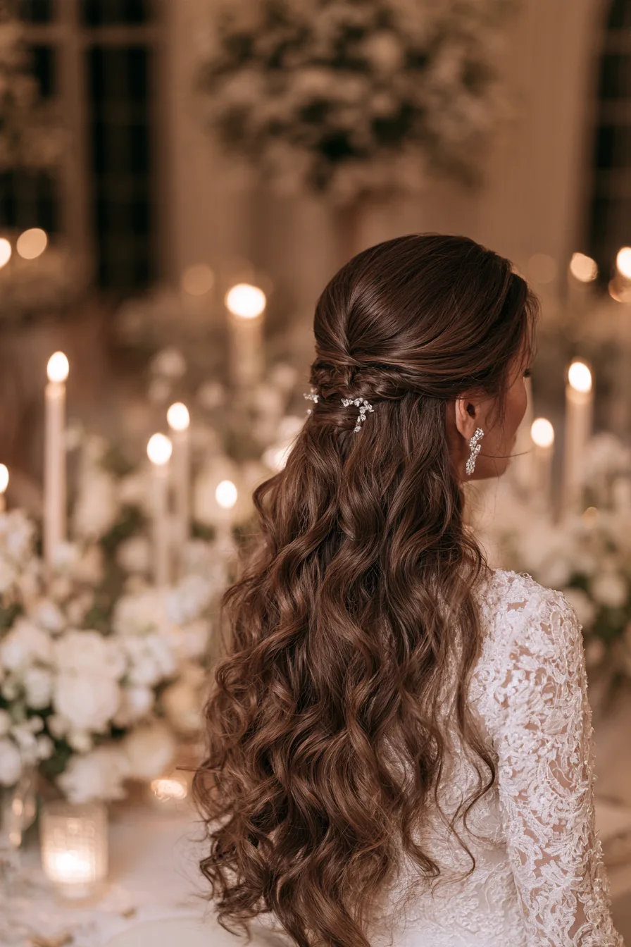 27 Stunning Bridal Hair Half Up Ideas for a Beautiful Wedding Look
