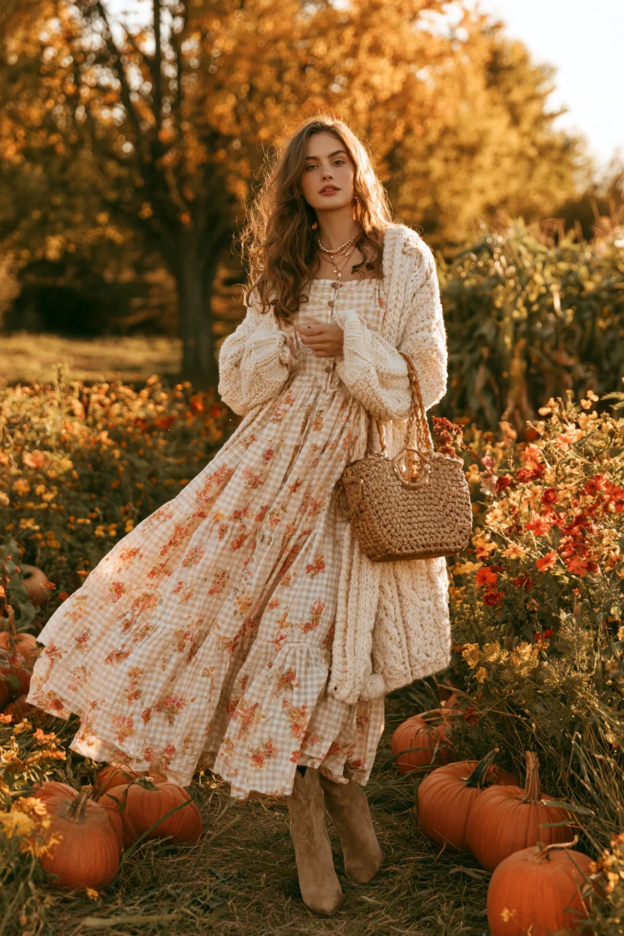 27 Beautiful Fall Dress Outfits for a Feminine Look