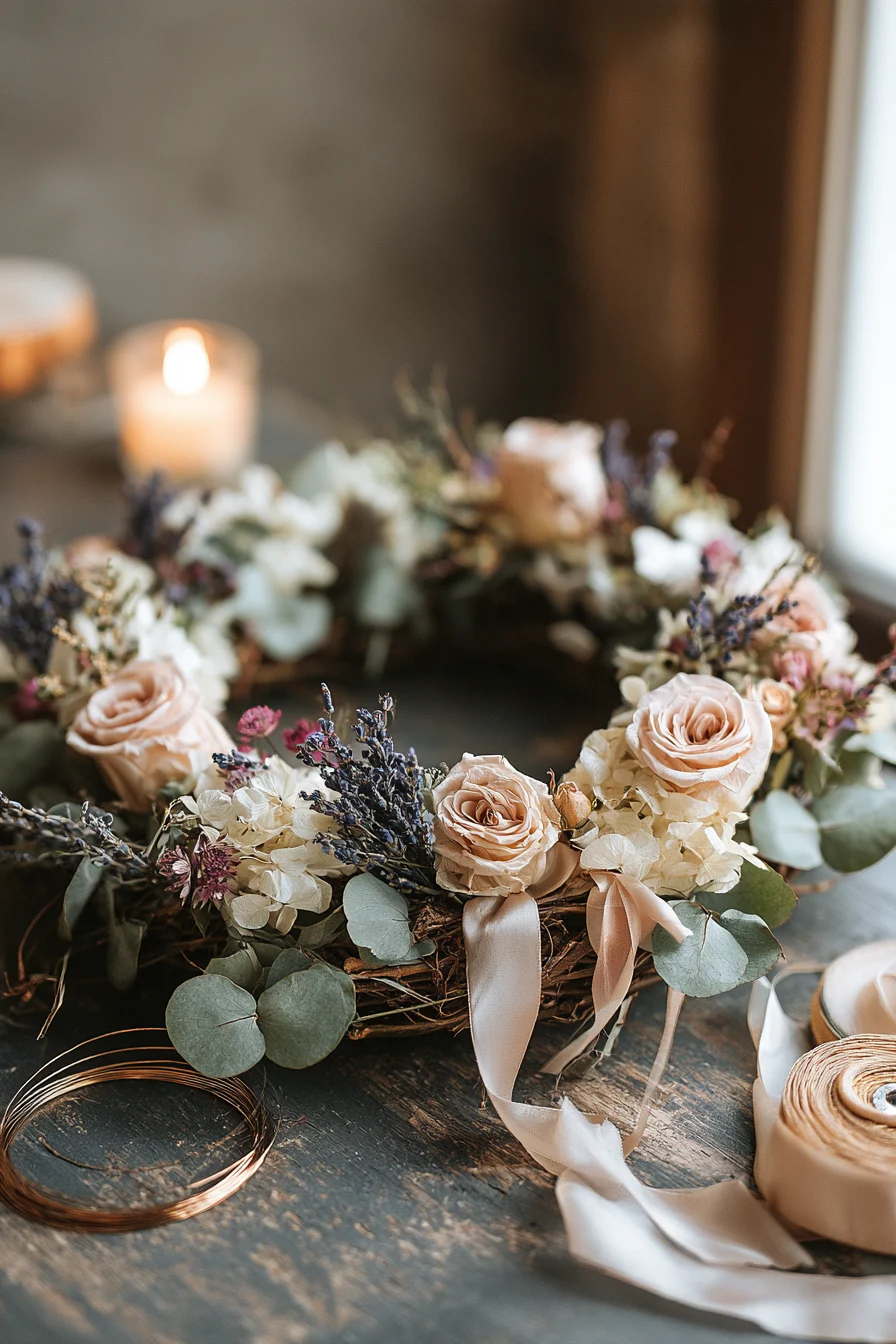 27 Beautiful Wedding Wreath Ideas for a Romantic Celebration