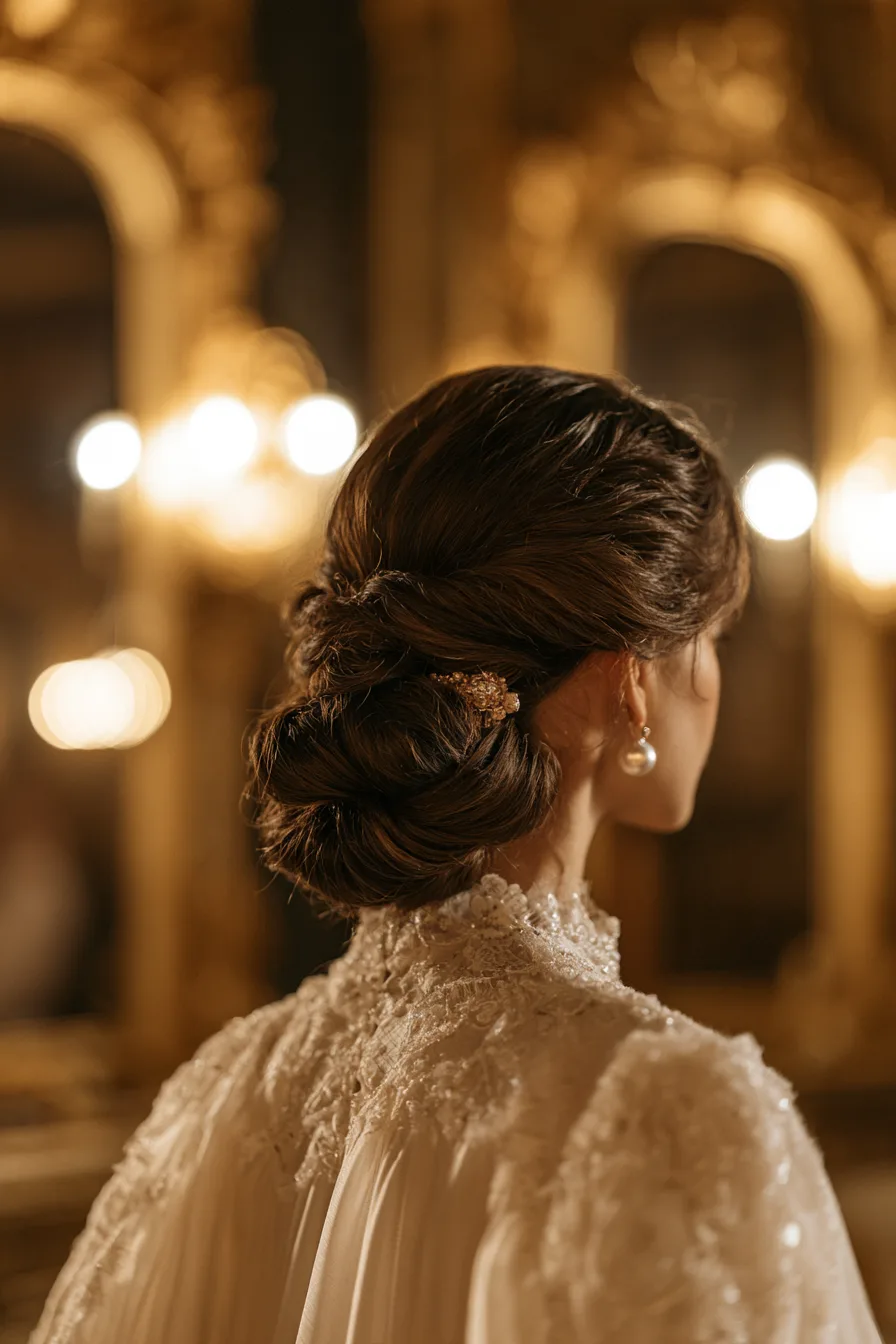 27 Stunning Bridal Hair Bun Ideas for an Elegant Wedding Look