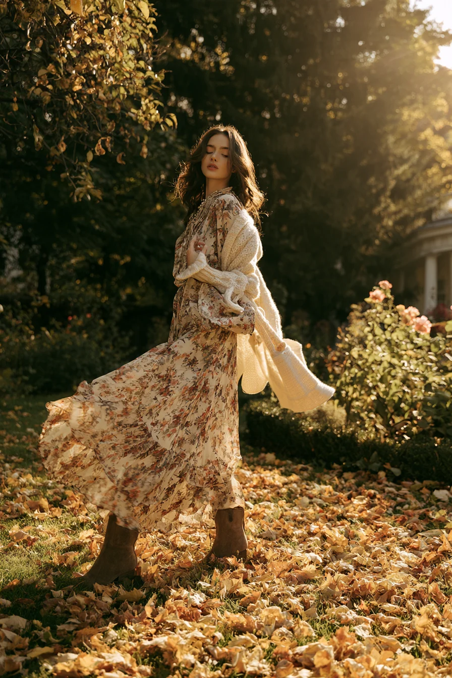 27 Beautiful Fall Dress Outfits for a Feminine Look
