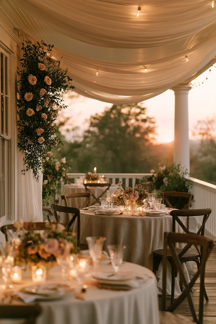 27 Beautiful Porch Wedding Decorations for a Romantic and Unforgettable Celebration