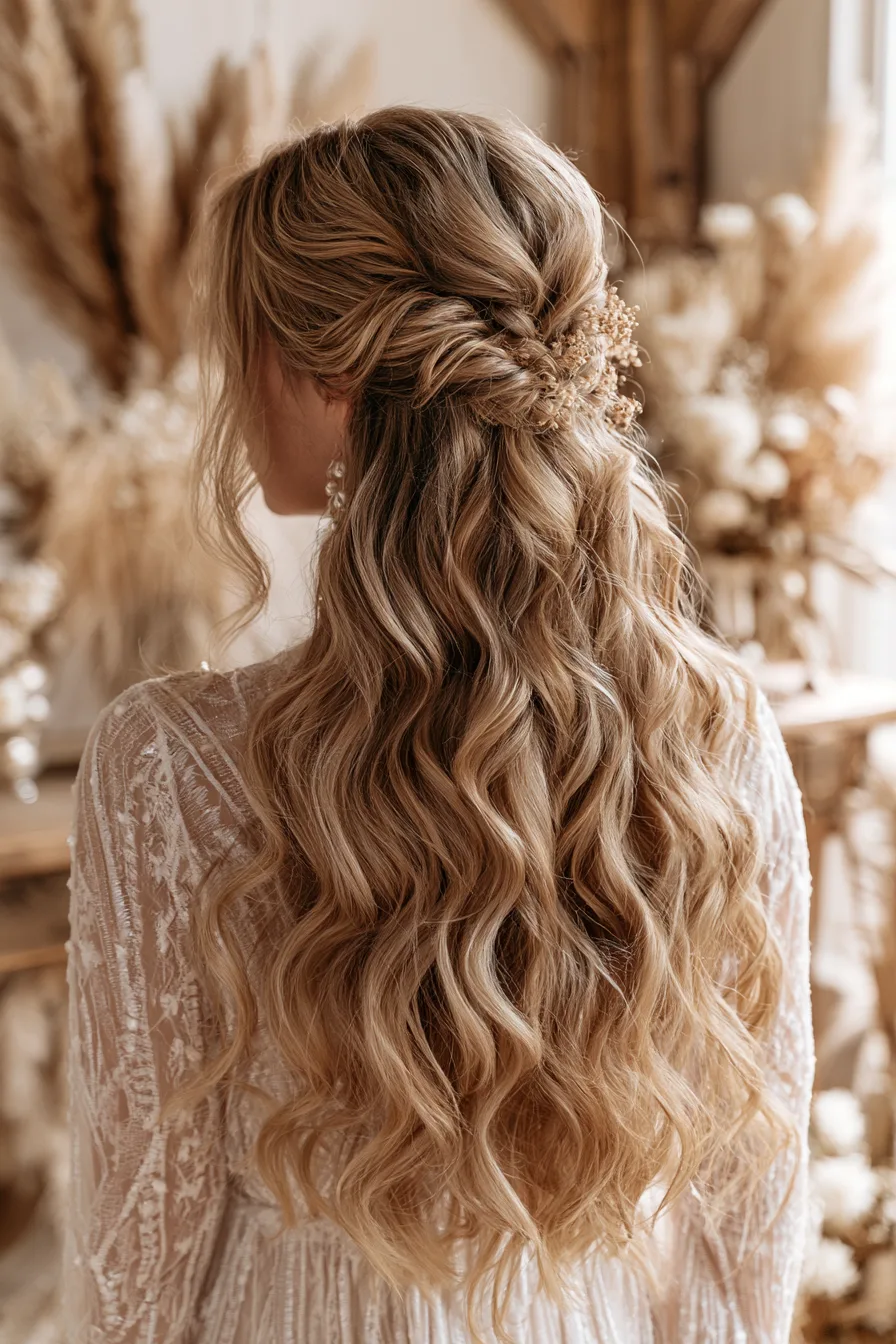 27 Stunning Bridal Hair Half Up Ideas for a Beautiful Wedding Look