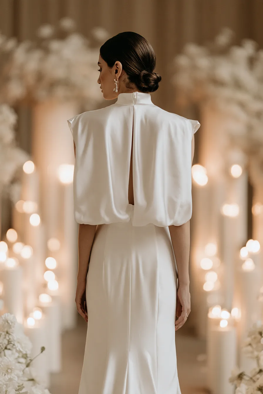 27 Stunning Open Back Wedding Dress Ideas for a Romantic Bridal Look