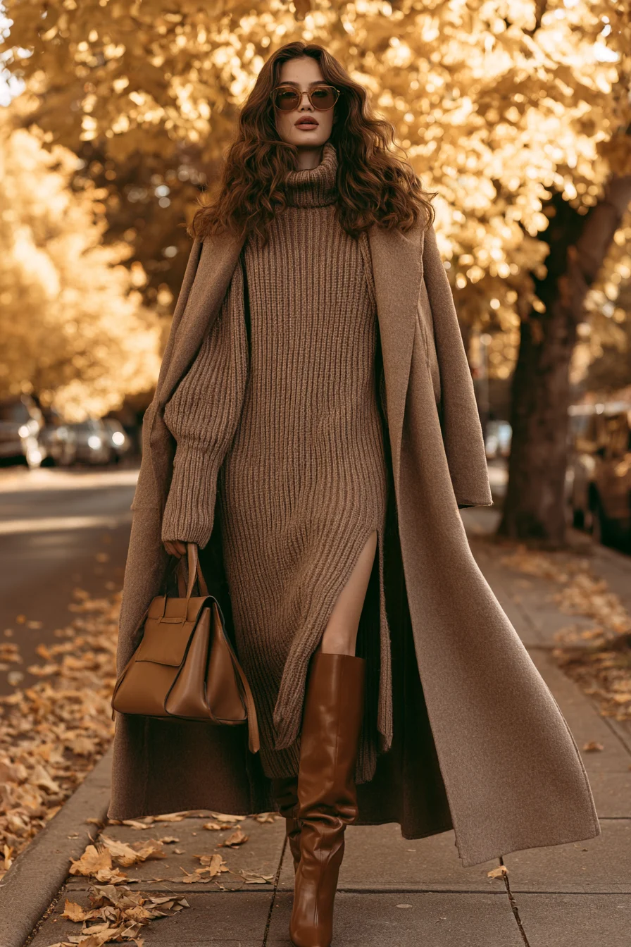 27 Beautiful Fall Dress Outfits for a Feminine Look