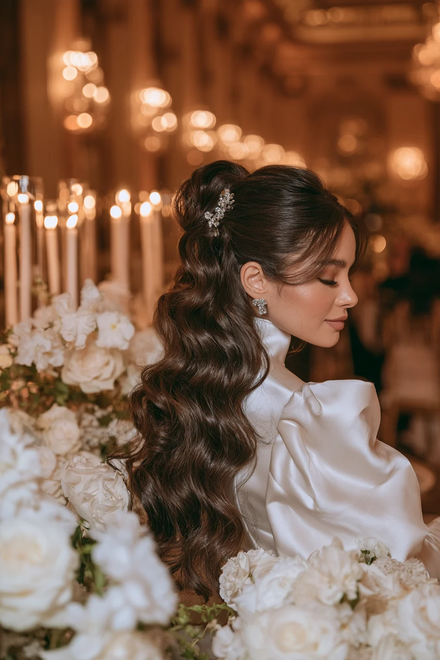 27 Stunning Bridal Hair Half Up Ideas for a Beautiful Wedding Look