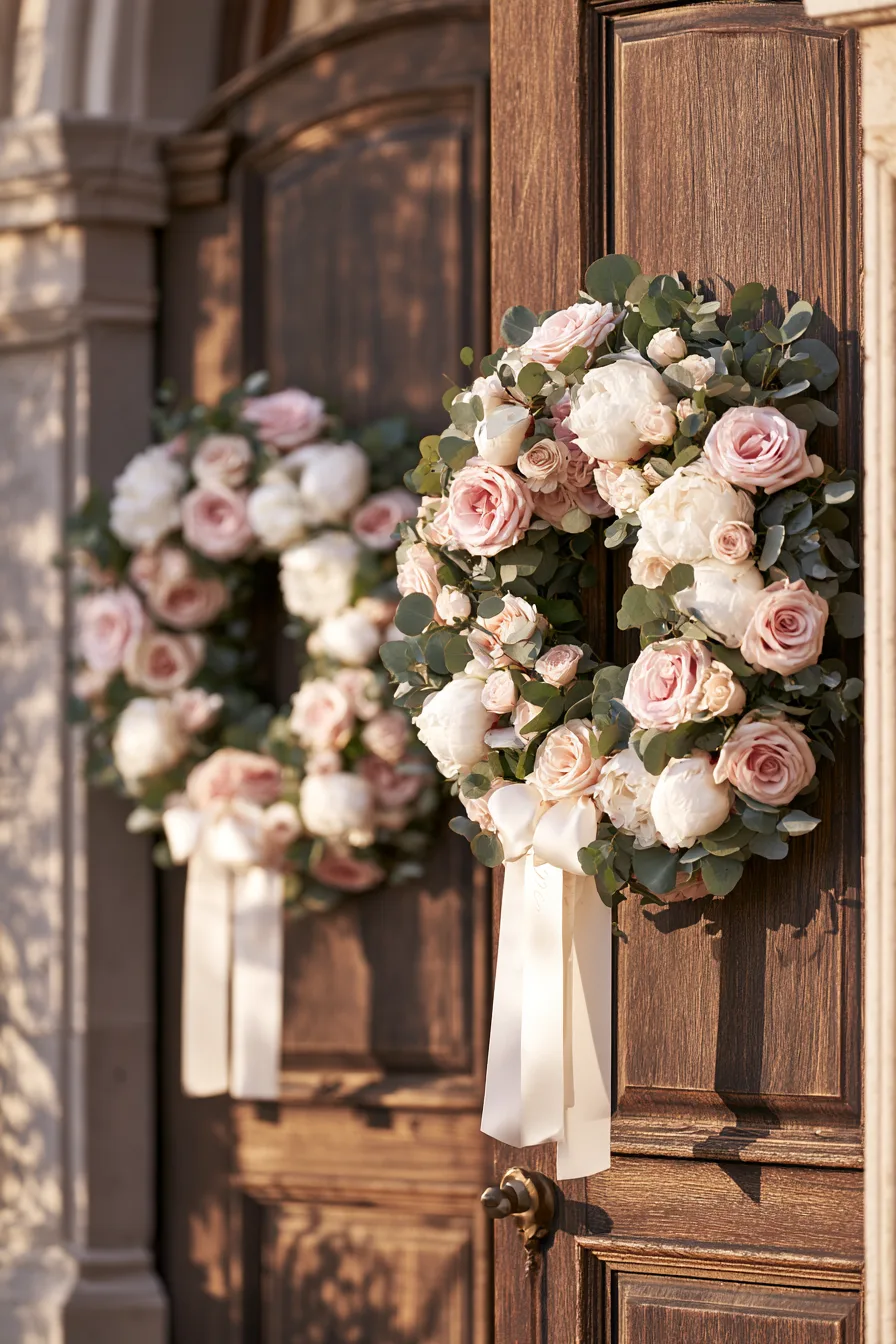 27 Beautiful Wedding Wreath Ideas for a Romantic Celebration