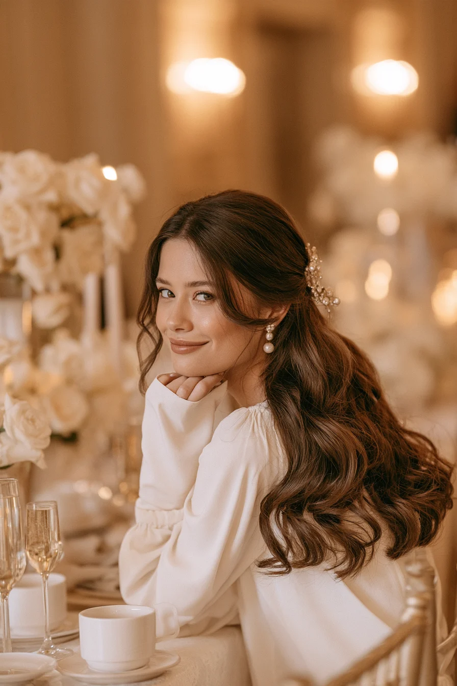 27 Stunning Bridal Hair Half Up Ideas for a Beautiful Wedding Look