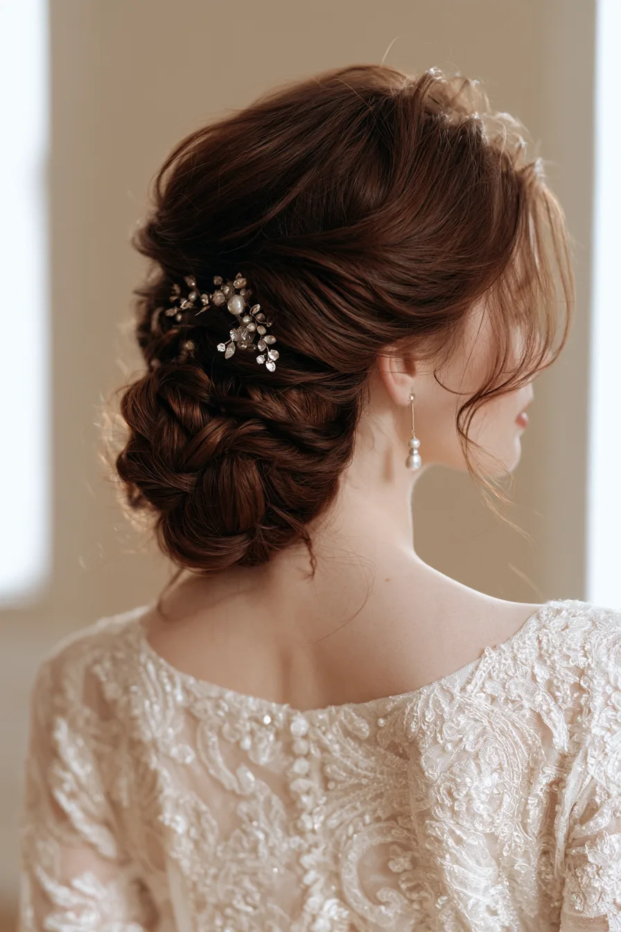 27 Stunning Bridal Hair Bun Ideas for an Elegant Wedding Look