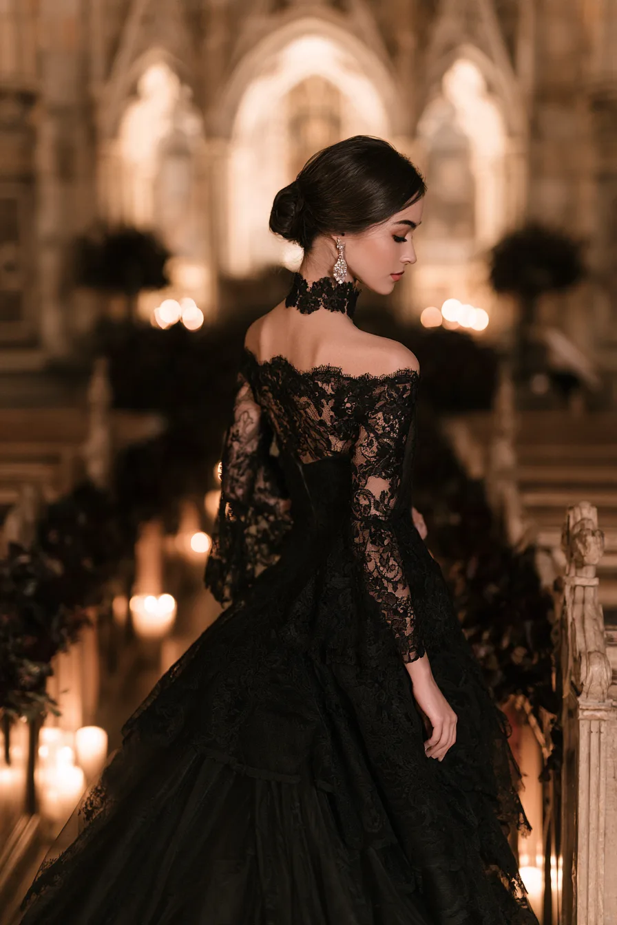 27 Gothic Wedding Dress Ideas for a Dramatic and Romantic Bridal Look