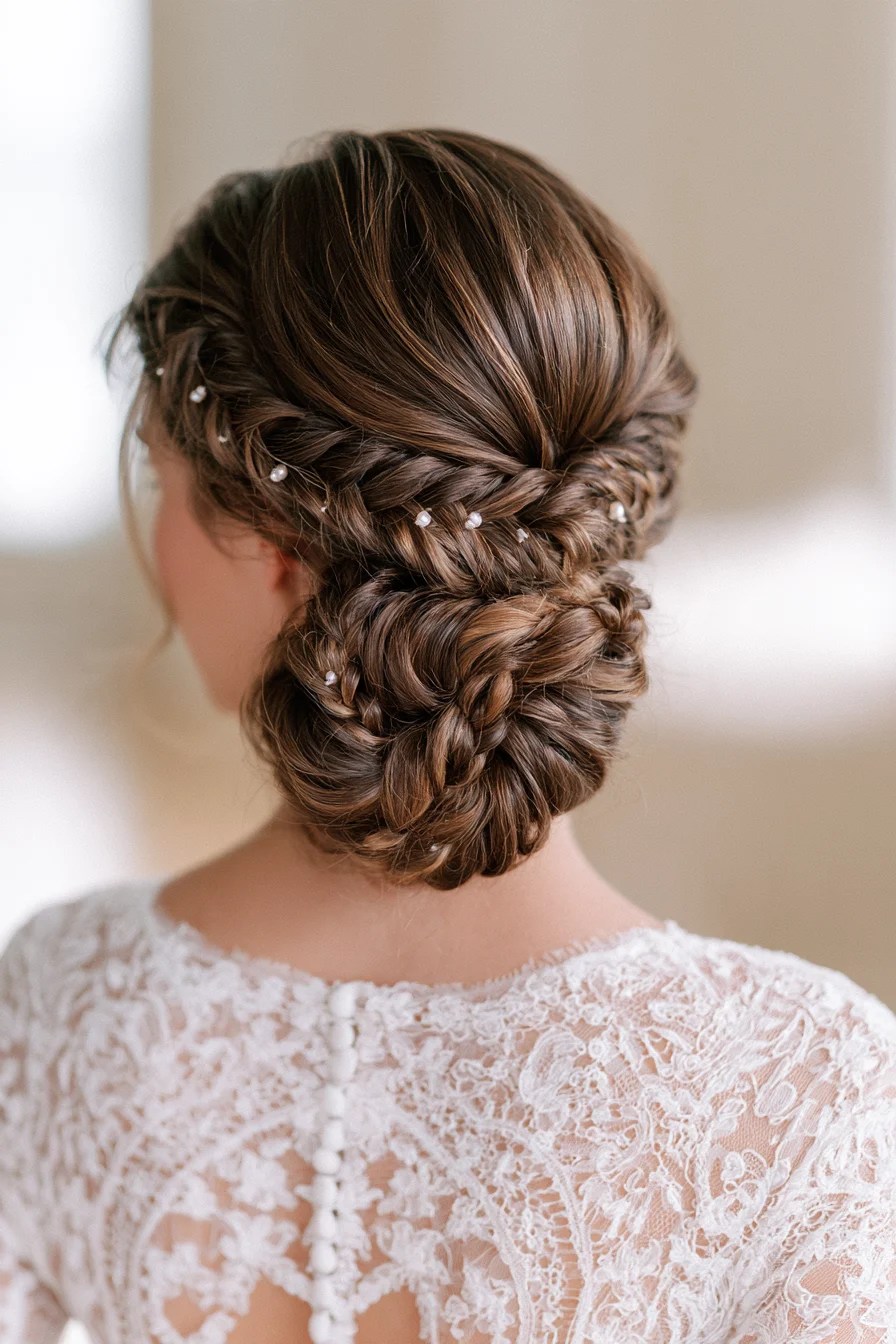27 Stunning Bridal Hair Bun Ideas for an Elegant Wedding Look