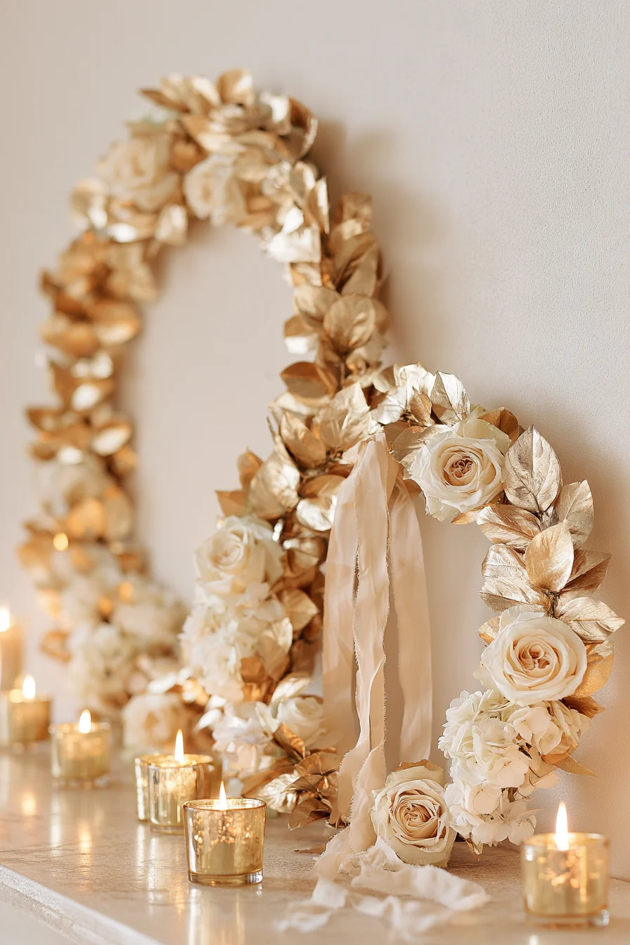 27 Beautiful Wedding Wreath Ideas for a Romantic Celebration